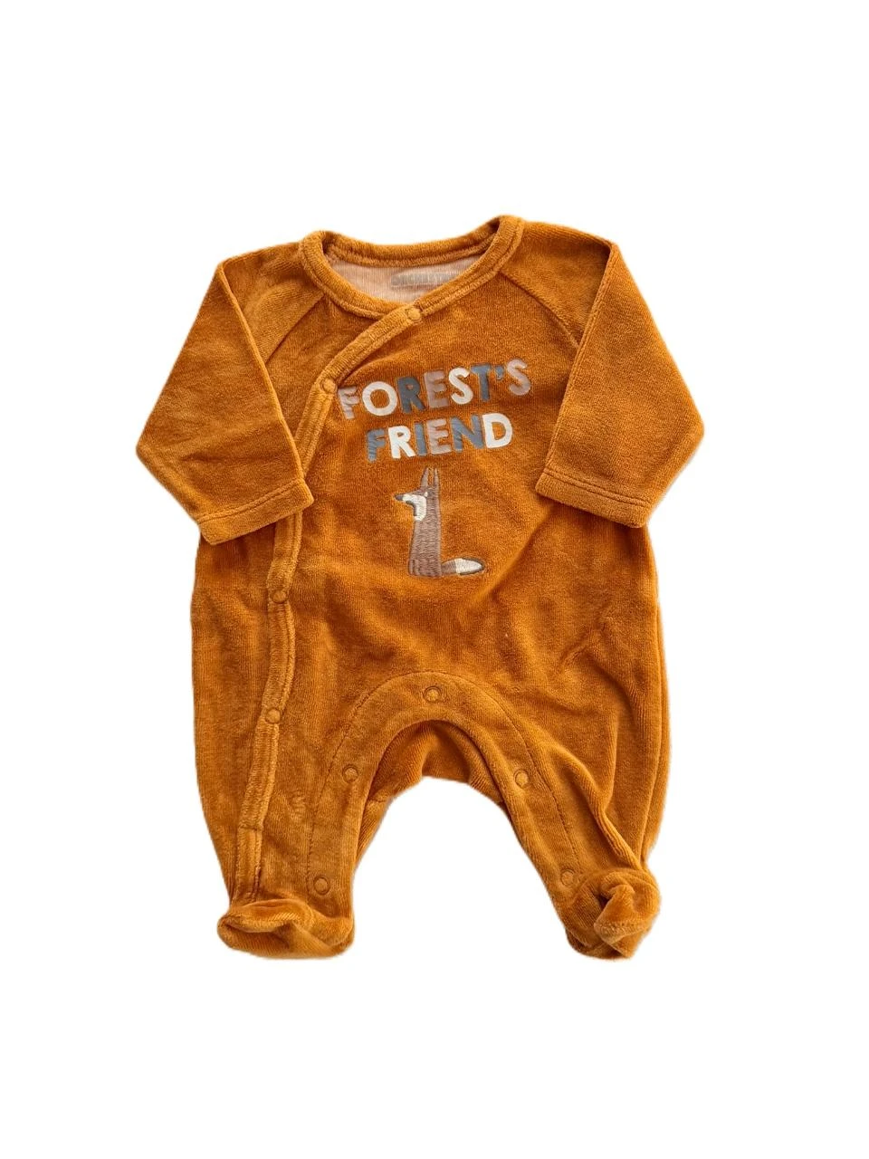 Pyjama marron velours ouverture devant Orchestra naissance